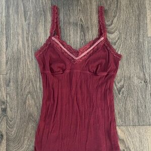 Hollister Dark red camisole top